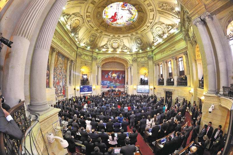 El miércoles pasado el Congreso terminó su primer semestre legislativo. El 16 de marzo de 2019 volverán las sesiones ordinarias. / Archivo-El Espectador