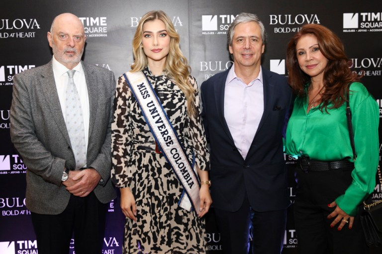 Pier Trusendi, María Fernanda Aristizábal, Samuel Glauser y Patricia Trusendi