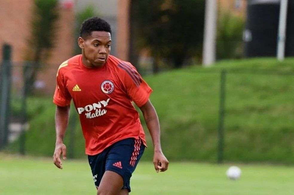 Jesús Díaz, en las selecciones juveniles de la selección de Colombia.