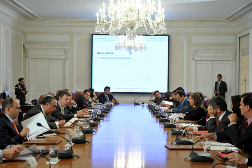 El presidente Santos ha hablado de un “segundo tiempo” de su gobierno.  / SNP