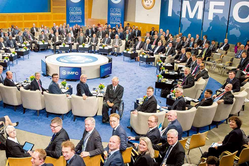 Los asistentes a las reuniones de primavera del Banco Mundial en Washington, Estados Unidos. / EFE