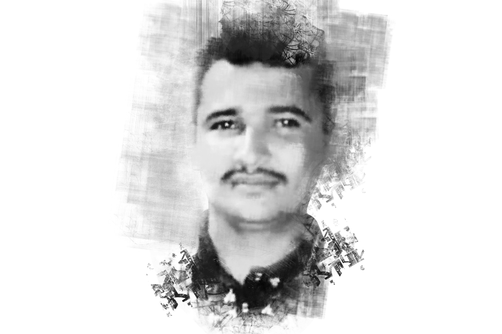 Alejandro Carvajal tenía 22 años, estaba casado con María Alejandrina Uribe, con quien tenía un hijo, Jesús David, de cinco años. / Foto: Cortesía - Ilustración: Eder Rodríguez