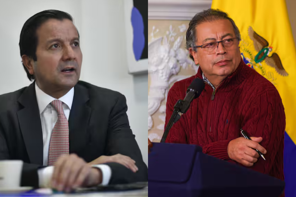 El senador David Luna y el presidente Gustavo Petro se han trenzado en varias polémicas públicas.