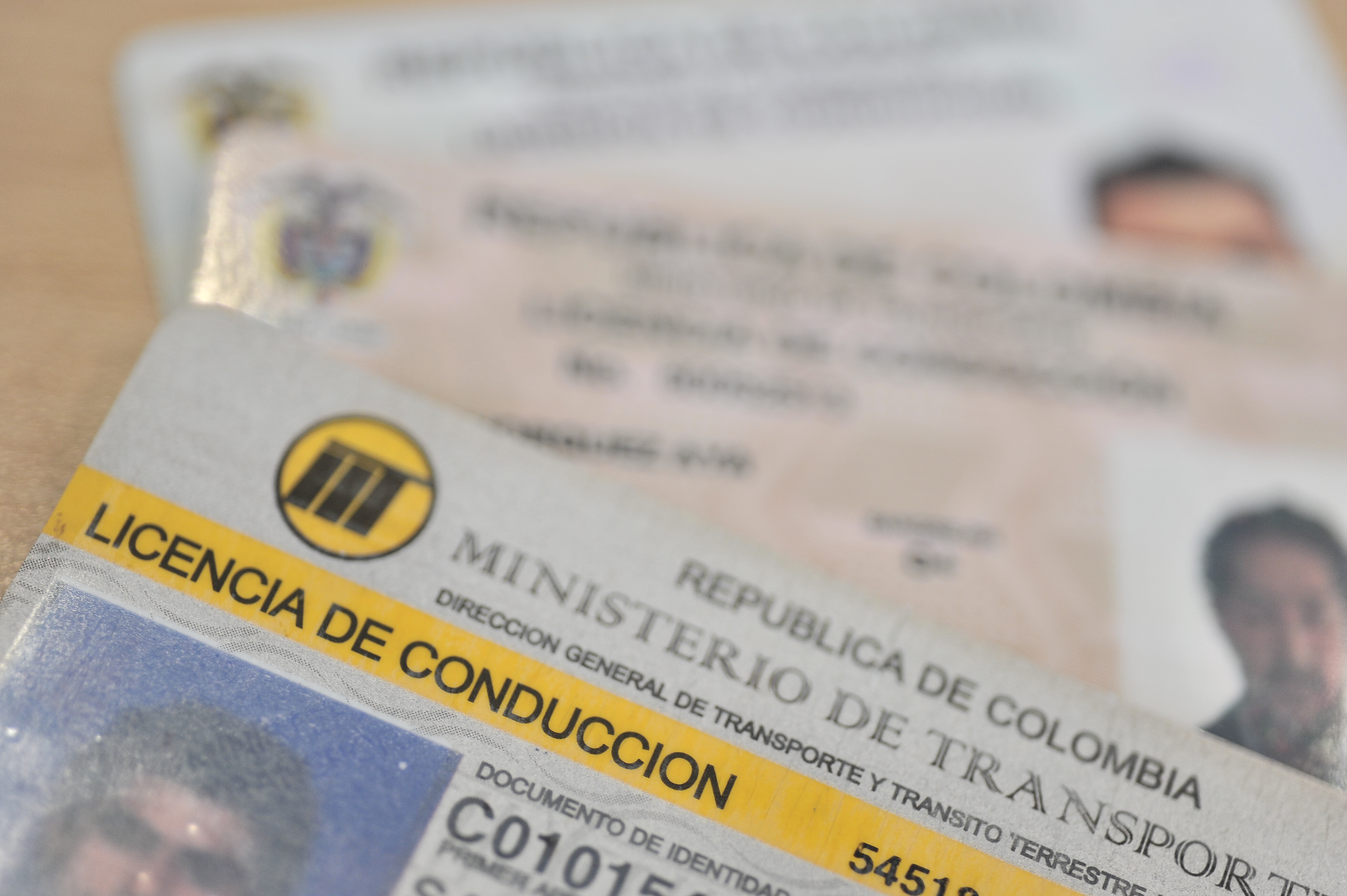 Pases de conducción.