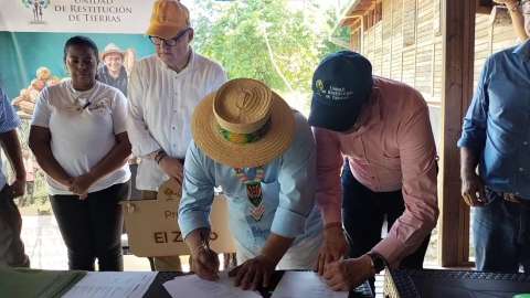 Entregarán más de 260 hectáreas a víctimas de despojo en Montes de María