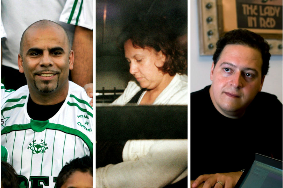 Mauricio Serna, María Isabel Santos y Juan Sebastián Marroquín. / AP y Reuters
