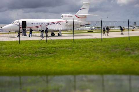 El avión que le incautó EE. UU. a Maduro fue utilizado para transportar a Saab