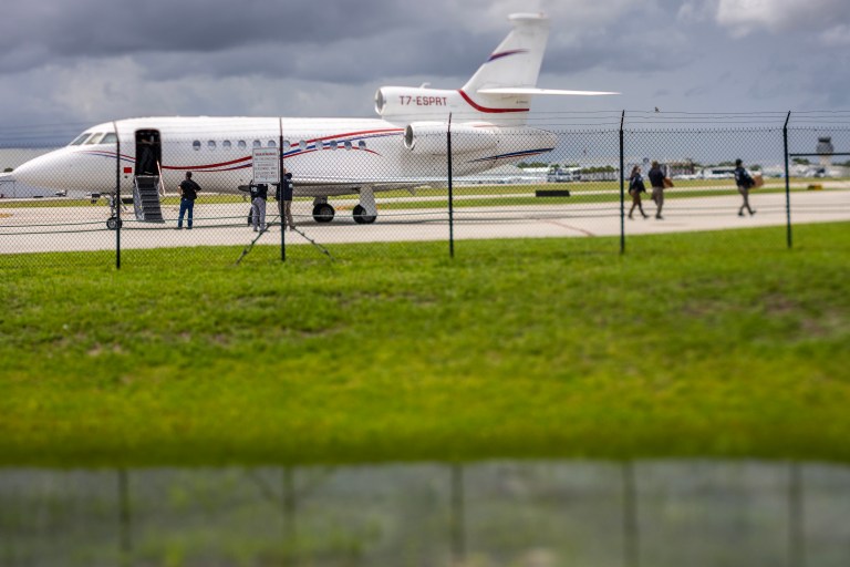 El avión que le incautó EE. UU. a Maduro fue utilizado para transportar a Saab