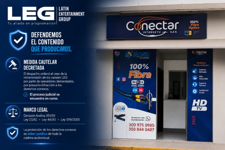 Latin Entertainment Group LLC demanda a AKSES SAS y otras firmas en Colombia