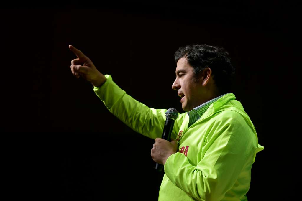 Candidato de Lara Demócrata a la alcaldía de Bogotá, en el foro "El futuro de la ciudad y la región", evento organizado por  El Espectador , Blu Radio, Caracol Televisión, en alianza con la Universidad Ean, Renault Sofasa, Uber, Contactar, Vanti y Olimpia IT.