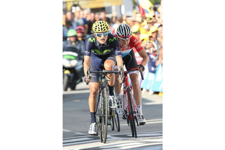 Winner Anacona estará en la CRE. Foto: Movistar Team