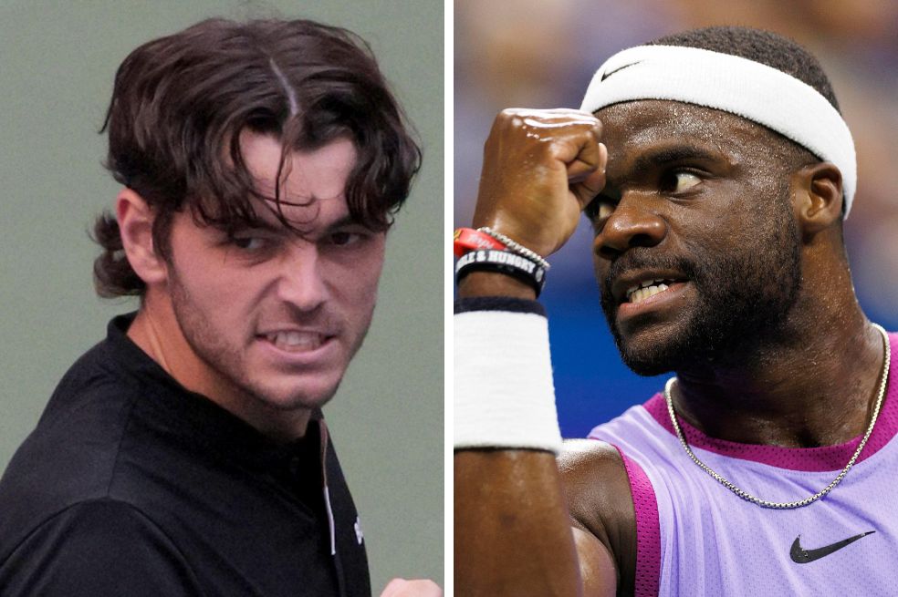 Taylor Fritz y Frances Tiafoe, referentes del tenis estadounidense en la actualidad.