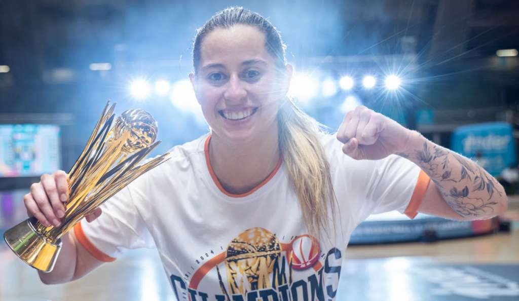 Carolina López, de Indeportes Antioquia, jugadora más valiosa de la Liga de las Américas.