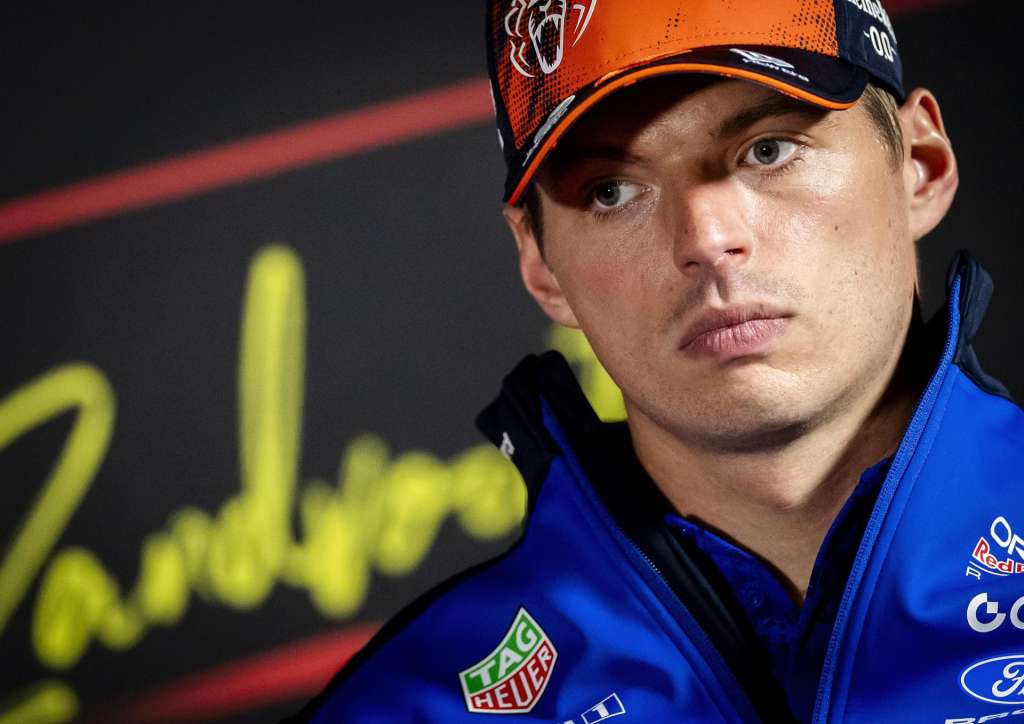 Zandvoort (Netherlands), 20/08/2026.- Red Bull Racing driver Max Verstappen of Netherlands attends a press conference at the Circuit Zandvoort racetrack in Zandvoort, Netherlands, 20 August 2026. The 2026 Formula 1 Dutch Grand Prix is held on 23 August. (Fórmula Uno, Países Bajos; Holanda) EFE/EPA/Remko de Waal