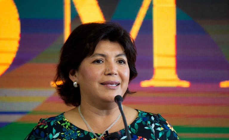 Yasna Provoste, única mujer candidata y esperanza de la centroizquierda en Chile