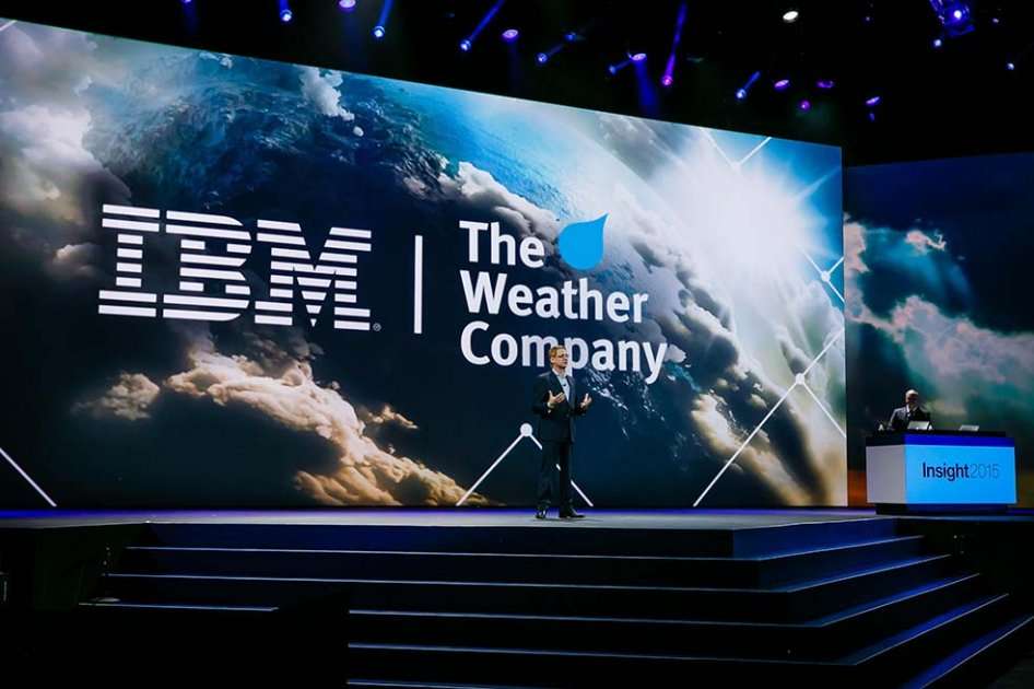 Momentos del anuncio de IBM en Las Vegas, Estados Unidos. /Cortesía