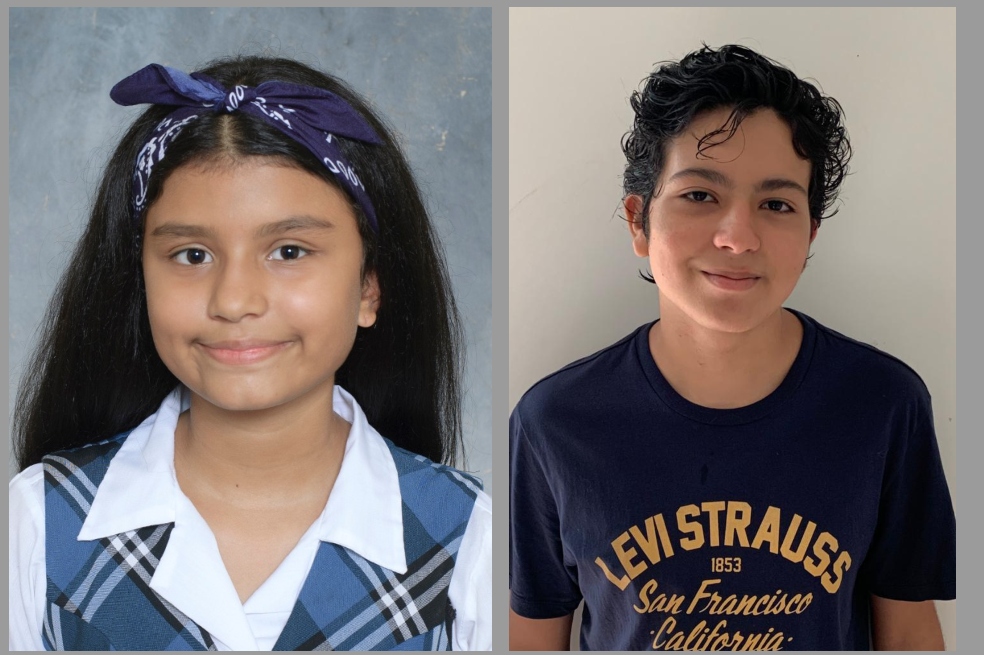 Sara Lotero, de 13 años, y Samuel Velásquez, de 14, fueron los ganadores de Sabiduría Salvaje 2020.
