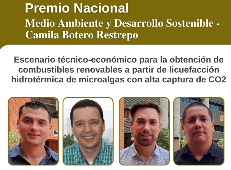David Ocampo (investigador principal), Gabriel Jaime, Luis Alberto Ríos y Elkin Andrés Gómez.