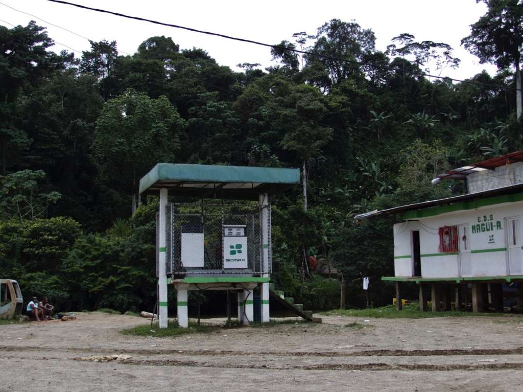 Gasolinera de Magüí Payán, enero 7 de 2019.Foto: Jaime Arocha* Profesor de antropología, Universidad Externado de Colombia.