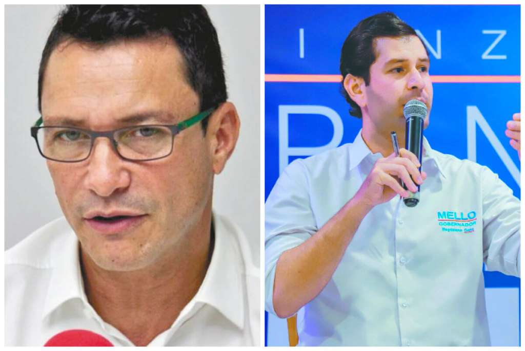 Caicedo (izquierda), candidato de Fuerza Ciudadana a la Gobernación y Cotes (derecha), candidato de coalición partidista la Gobernación. / Archivo particular