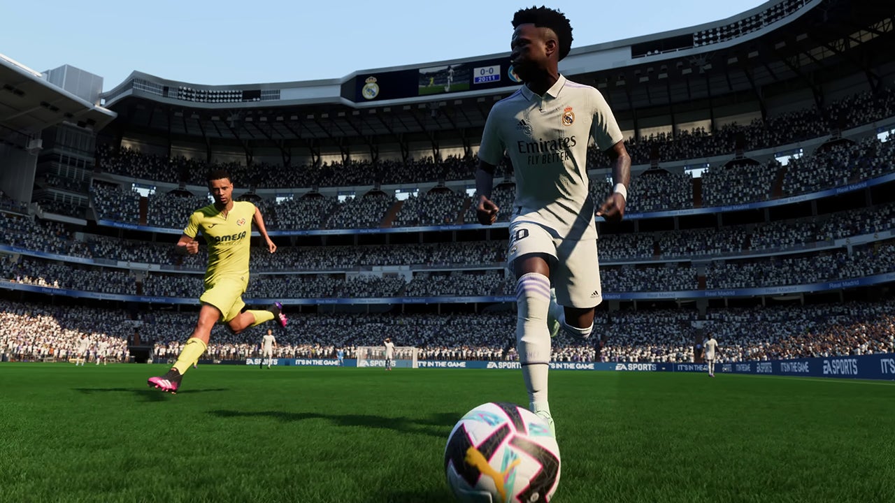 Avatar de Vinícius Jr. en la entrega FIFA 23.