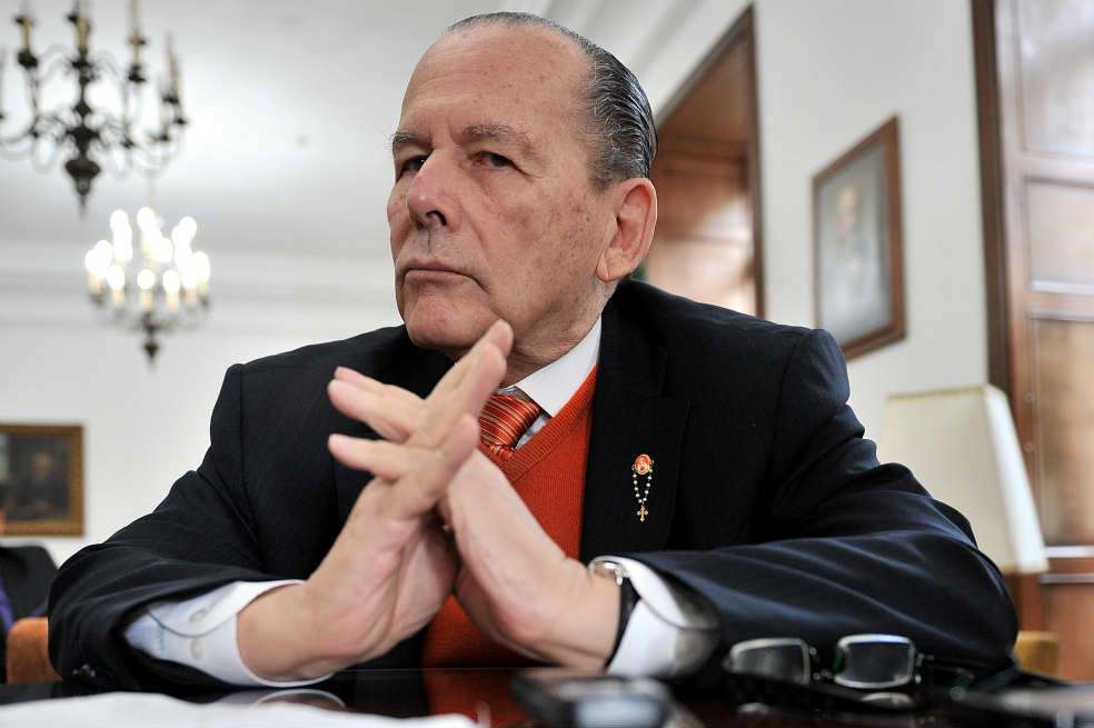 Roberto Gerlein desató una polémica con sus declaraciones en contra del matrimonio homosexual. / David Campuzano - El Espectador