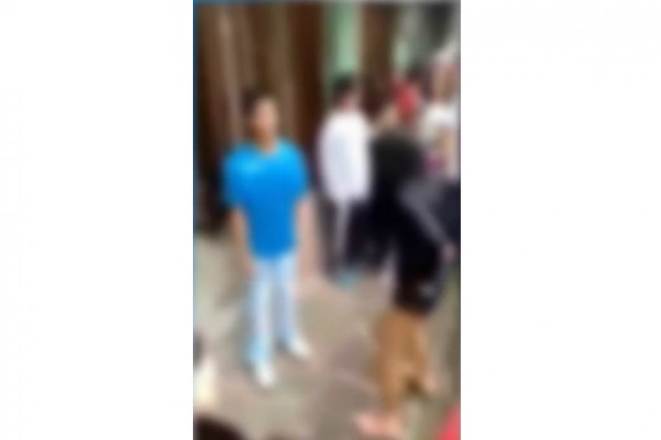 Captura de pantalla del video filmado en Medellín.