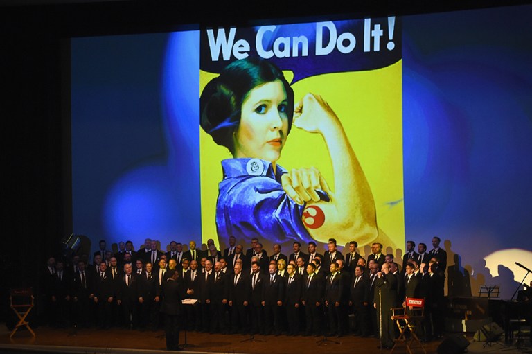 Homenaje a Carrie Fisher tres meses después de su muerte