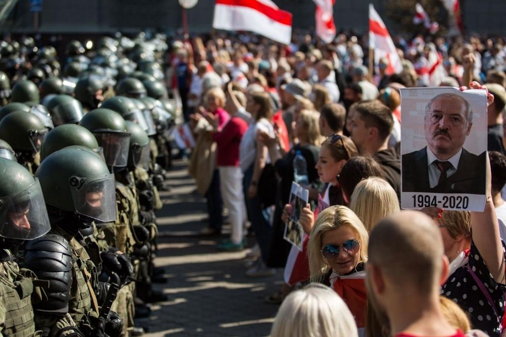 Las manifestaciones en Bielorrusia contra Alexandr Lukashenko cumplieron cuatro semanas.