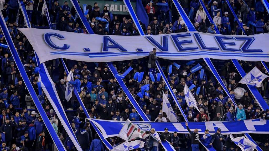 Los jugadores son de Vélez, popular equipo en Argentina.