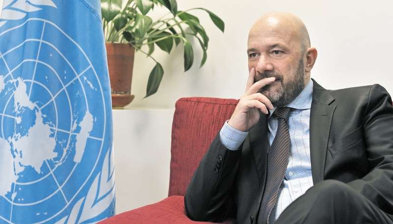 Alberto Brunori, nuevo representante en Colombia del Alto Comisionado de las Naciones Unidas para los Derechos Humanos. / Óscar Pérez - El Espectador