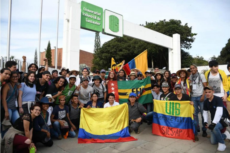 Estudiantes de la Universidad Industrial de Santander siguen en paro