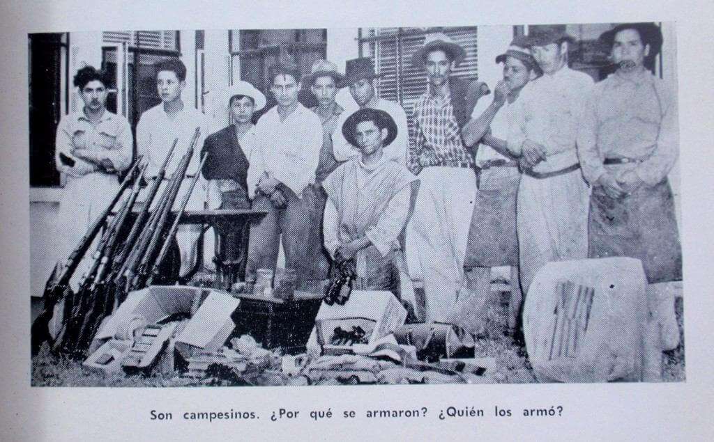 Imagen de algunos de los campesinos colombianos que se armaron en Colombia durante los años 50 y 60. / Cortesía