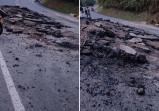 Transportadores rechazan atentado con explosivo en la vía Panamericana