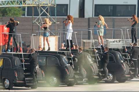 Spice Girls, listas para la clausura de Londres 2012