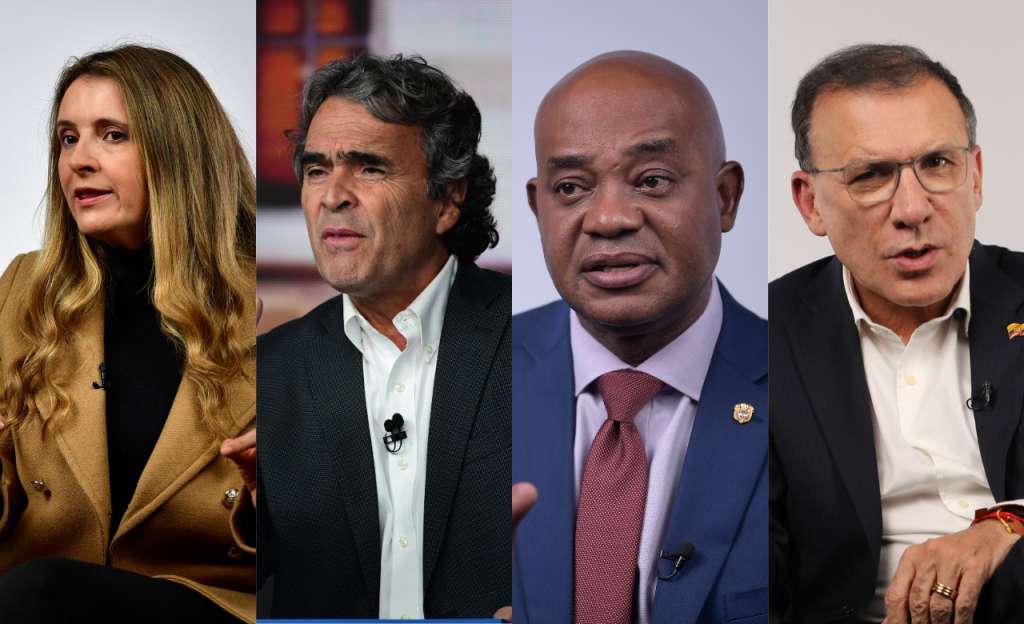 Paloma Valencia, Sergio Fajardo, Luis Gilberto Murillo y Roy Barreras definen fórmulas vicepresidenciales