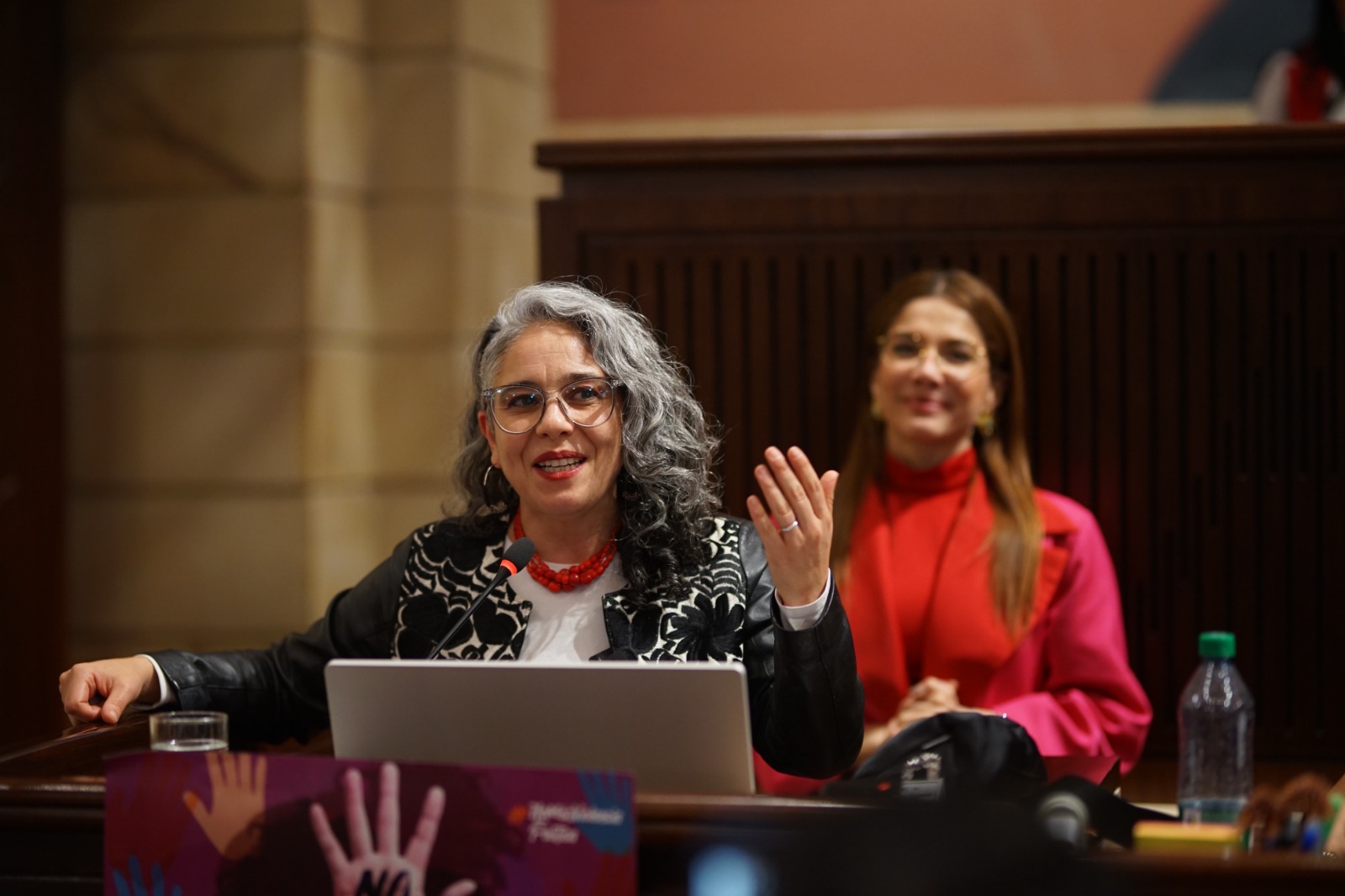 María José Pizarro, senadora del Pacto Histórico y autora del proyecto aprobado sobre la violencia contra las mujeres en política.