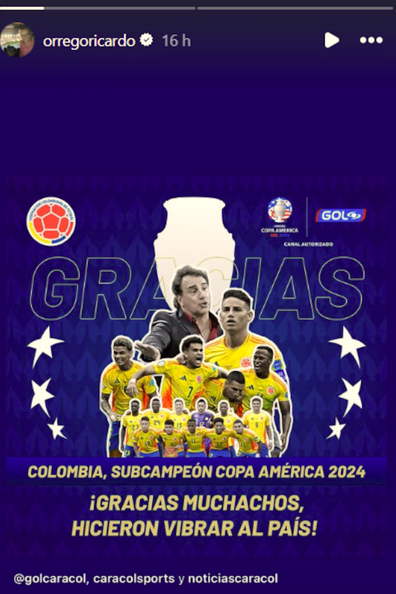 Ricardo Orrego de Gol Caracol