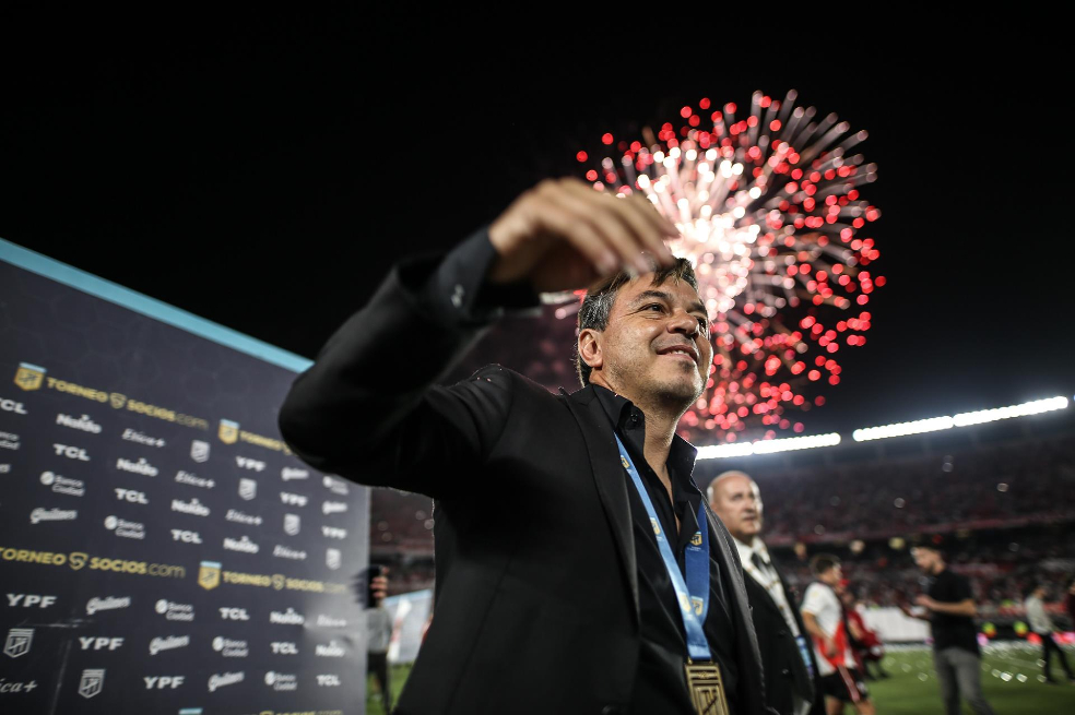Marcelo Gallardo ganó la Liga de Argentina, el único título que le faltaba como DT de River Plate.