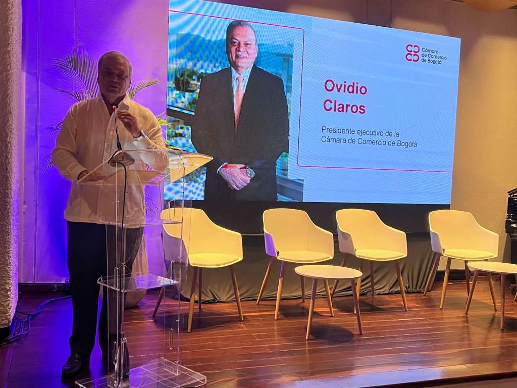 Ovidio Claros Polanco, presidente de la Cámara de Comercio de Bogotá.
