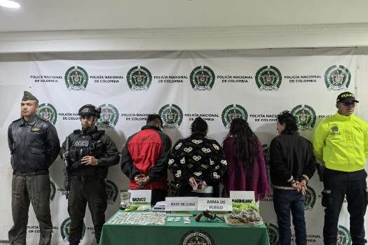 La banda estaba integrada por cuatro personas de una misma familia.