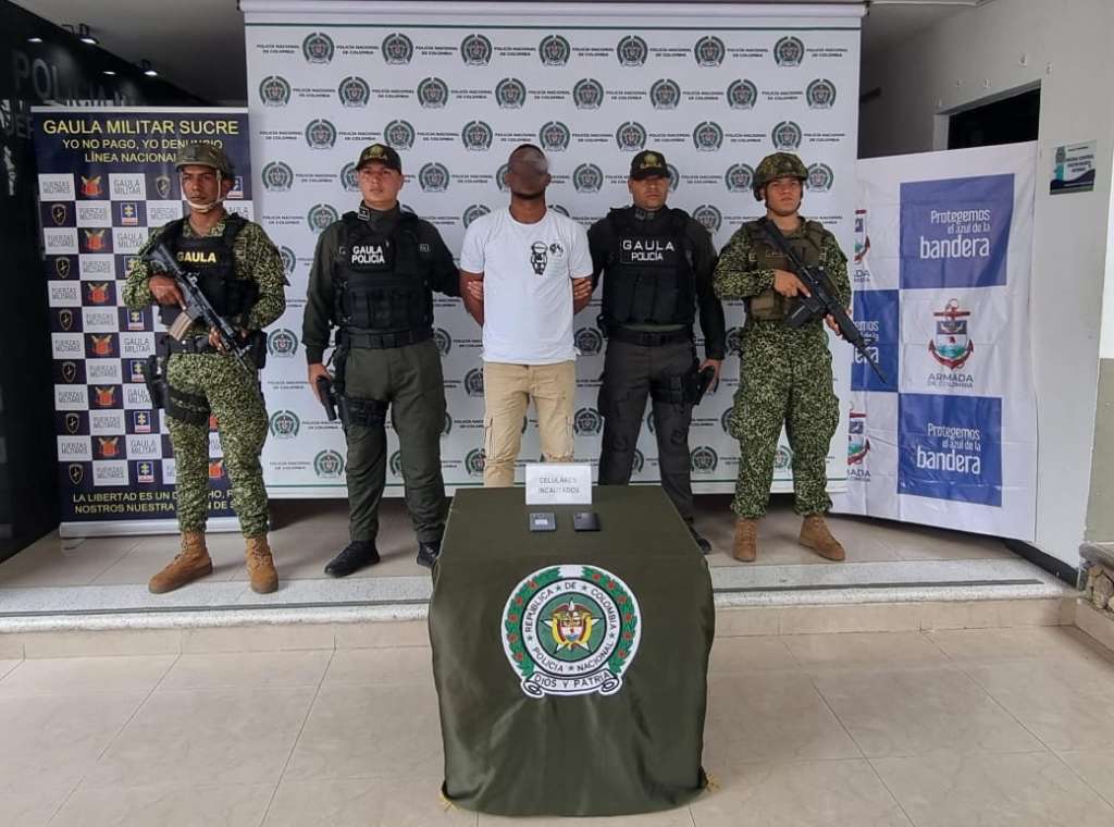 Uno de los líderes, al parecer, del Clan del Golfo, fue capturado en Sincelejo (Sucre).