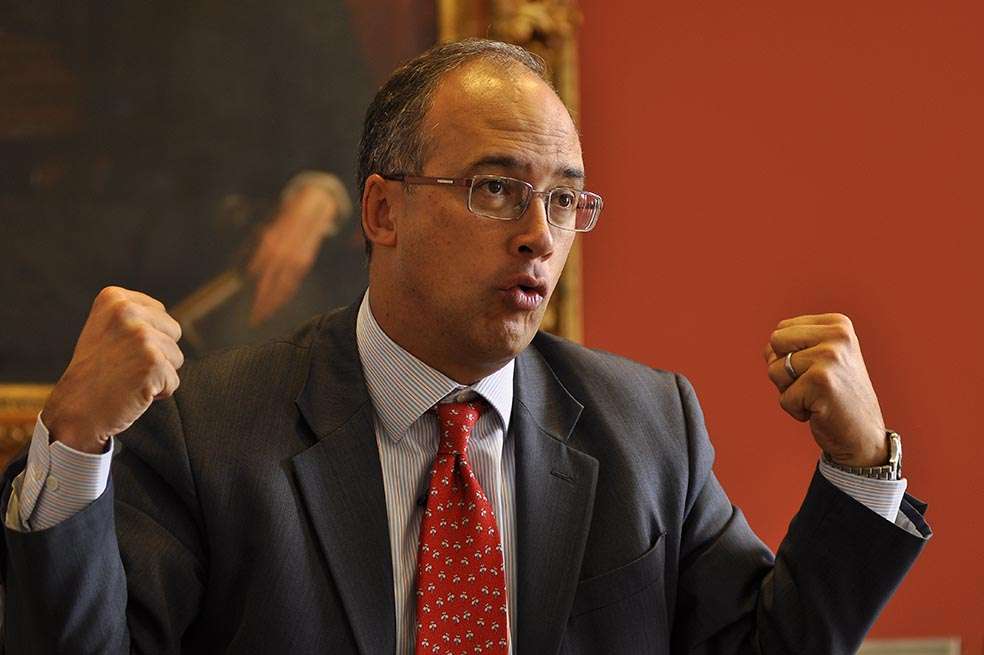 Juan Carlos Echeverry, saliente presidente de Ecopetrol. / El Espectador/ Daniel Iannini