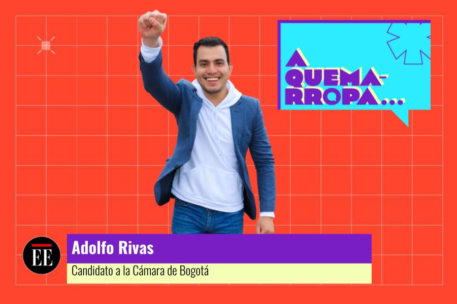 Adolfo Rivas es candidato a la Cámara de Bogotá por la Alianza Verde. Tiene el número 115 en el tarjetón.