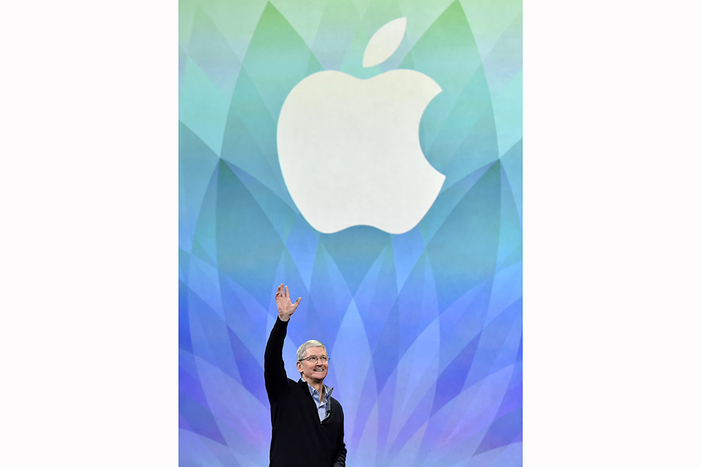 Tim Cook, CEO de Apple. / Bloomberg