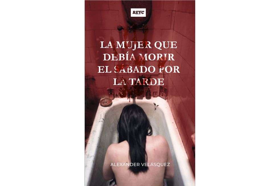 Cubierta del libro "La mujer que debía morir el sábado por la tarde".