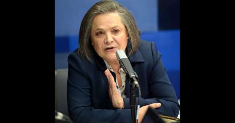 Imágenes exclusivas de la entrevista a Clara López en Blu Radio