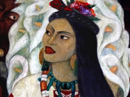 La malinche, intérprete de Hernán Cortés, y traidora de su pueblo, según la historia. / Cortesía