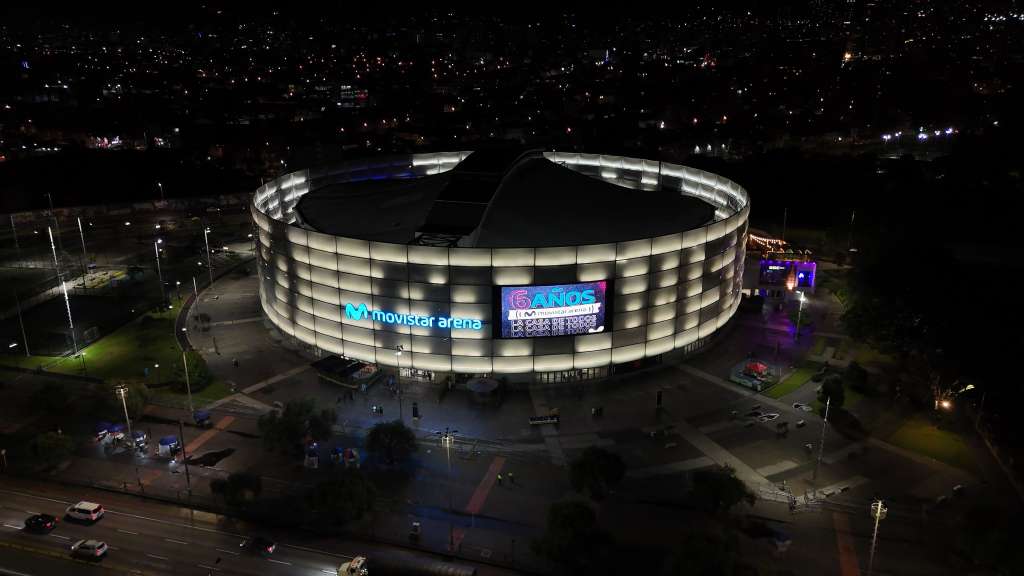 Movistar Arena cumple seis años generando momentos memorables para millones de personas en Bogotá.