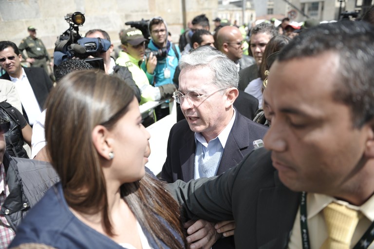 Expresidente Uribe cerró la jornada de audiencias. Esto fue lo que dijo